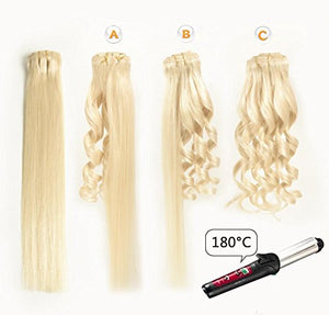 14"Remy Human Hair Clip in Extensions for Women Thick to Ends Dark Brown(#2) 6Pieces 70grams/2.45oz