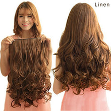 Load image into Gallery viewer, Full Head Curly Wave Clips in on Synthetic Hair Extensions.