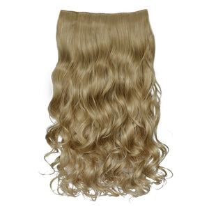 Full Head Curly Wave Clips in on Synthetic Hair Extensions.