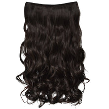 Load image into Gallery viewer, Full Head Curly Wave Clips in on Synthetic Hair Extensions.