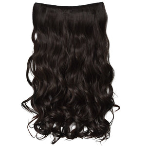 Full Head Curly Wave Clips in on Synthetic Hair Extensions.