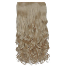 Load image into Gallery viewer, Full Head Curly Wave Clips in on Synthetic Hair Extensions.