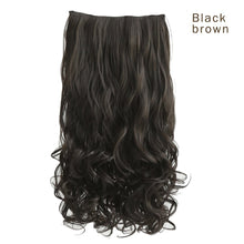 Load image into Gallery viewer, Full Head Curly Wave Clips in on Synthetic Hair Extensions.