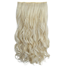 Load image into Gallery viewer, Full Head Curly Wave Clips in on Synthetic Hair Extensions.