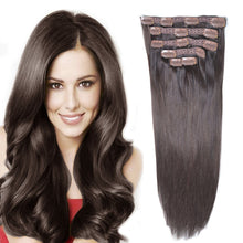 Load image into Gallery viewer, 14&quot;Remy Human Hair Clip in Extensions