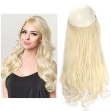 Load image into Gallery viewer, Synthetic Wavy Halo Hair Extension Natural Hairpieces