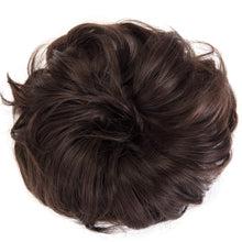 Load image into Gallery viewer, Hair Bun Extensions Wavy Curly Messy Donut Chignons Hair Piece Wig Hairpiece