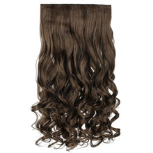 Load image into Gallery viewer, Full Head Curly Wave Clips in on Synthetic Hair Extensions.