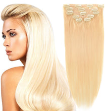 Load image into Gallery viewer, 14&quot;Remy Human Hair Clip in Extensions