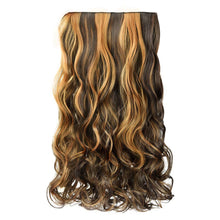 Load image into Gallery viewer, Full Head Curly Wave Clips in on Synthetic Hair Extensions.