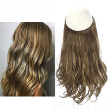 Load image into Gallery viewer, Synthetic Wavy Halo Hair Extension Natural Hairpieces