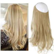 Load image into Gallery viewer, Synthetic Wavy Halo Hair Extension Natural Hairpieces