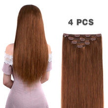 Load image into Gallery viewer, 14&quot; Clip in Hair Extensions Remy Human Hair