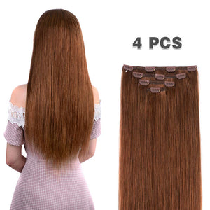 14" Clip in Hair Extensions Remy Human Hair