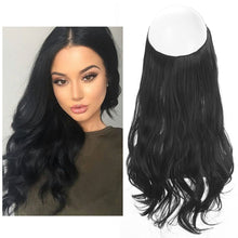 Load image into Gallery viewer, Synthetic Wavy Halo Hair Extension Natural Hairpieces