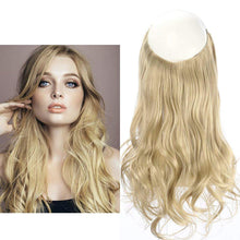 Load image into Gallery viewer, Synthetic Wavy Halo Hair Extension Natural Hairpieces