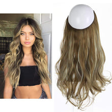 Load image into Gallery viewer, Synthetic Wavy Halo Hair Extension Natural Hairpieces