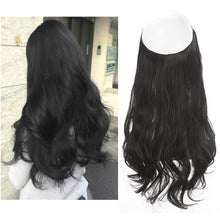 Load image into Gallery viewer, Synthetic Wavy Halo Hair Extension Natural Hairpieces