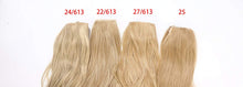 Load image into Gallery viewer, SARLA 14&quot; 16&quot; 18&quot; 4.3oz Synthetic Wavy Halo Hair Extension Natural Hairpieces No Clip No Glue No Tape M01 (18&quot; wave,#16H613 Dirty Blonde)