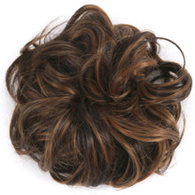 Load image into Gallery viewer, Hair Bun Extensions Wavy Curly Messy Donut Chignons Hair Piece Wig Hairpiece